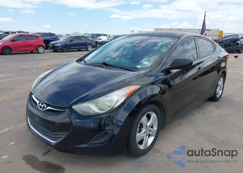 2013 Hyundai Elantra Gls from USA, damaged, VIN 5NPDH4AE7DH434534